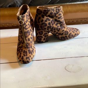 Cheetah booties